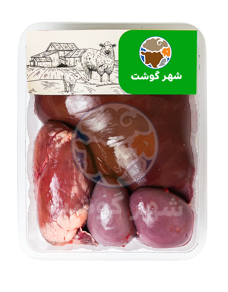 تصویر از جگر-دل و قلوه گوسفندی نر